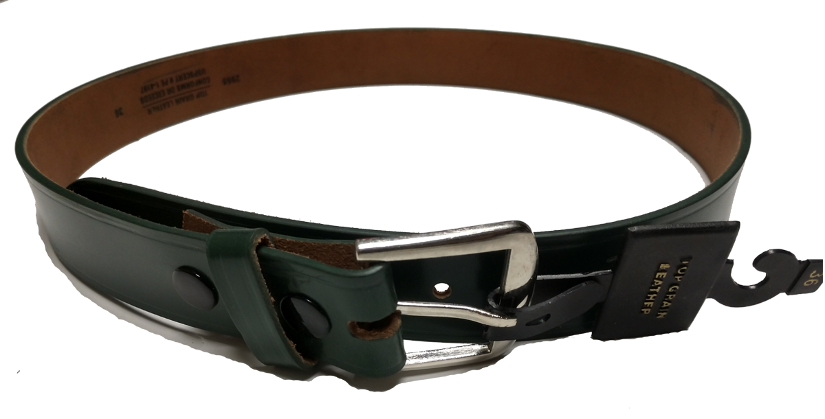Authentic New 30" Forrest Green Leather Adult Baseball/Softball Belts 44"