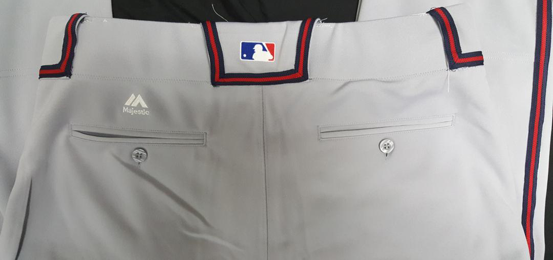 Atlanta Braves Grey Pro Majestic Flex Base Baseball Pant