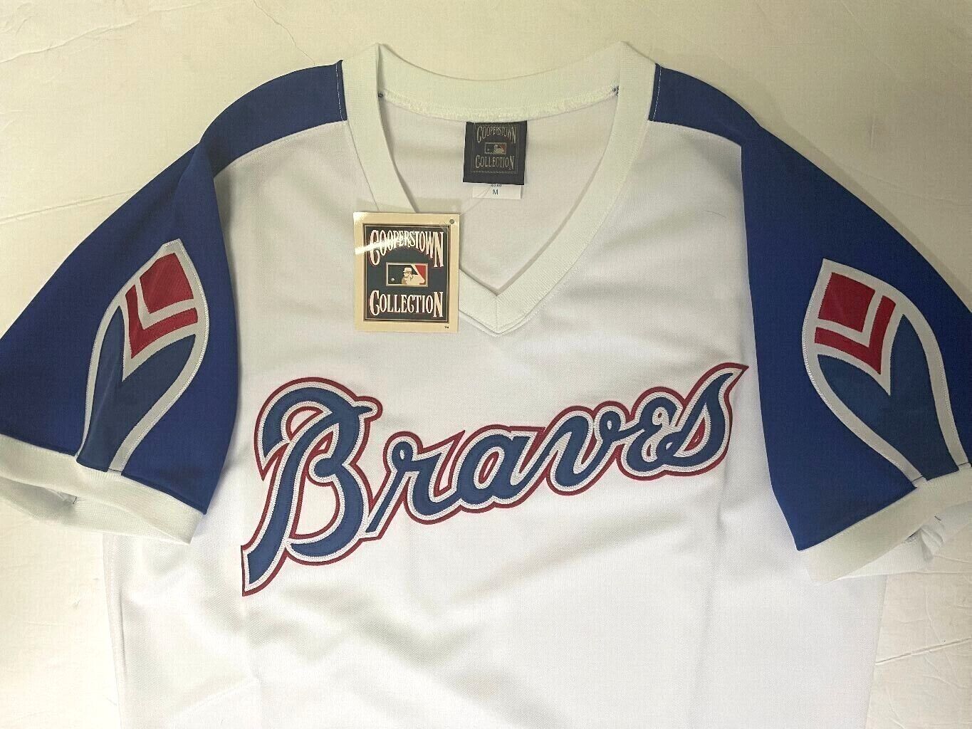 1972-75 ATLANTA BRAVES MAJESTIC COOPERSTOWN COLLECTION JERSEY (HOME) XXL
