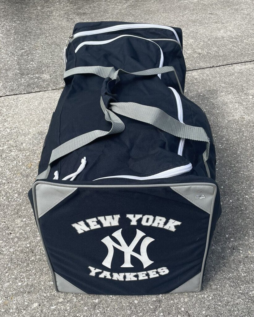 New York Yankees Game Used Player Equipment Travel Bag | Southside Sports