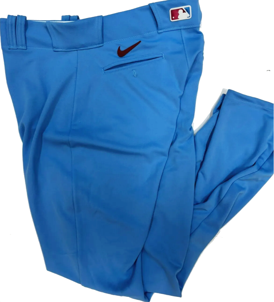 Nike Authentic Phillies Solid Powder Blue Pro Pants | Southside Sports