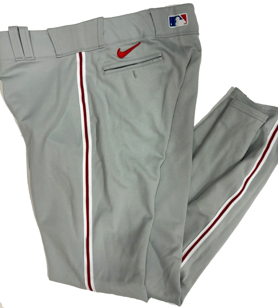 Philadelphia Phillies Authentic Nike Pro Mlb Baseball Pants Grey 